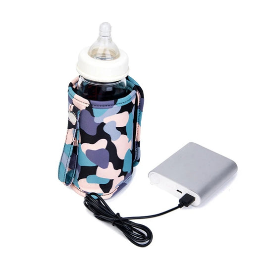 portable usb baby bottle warmer - travel milk heater and thermostat cover