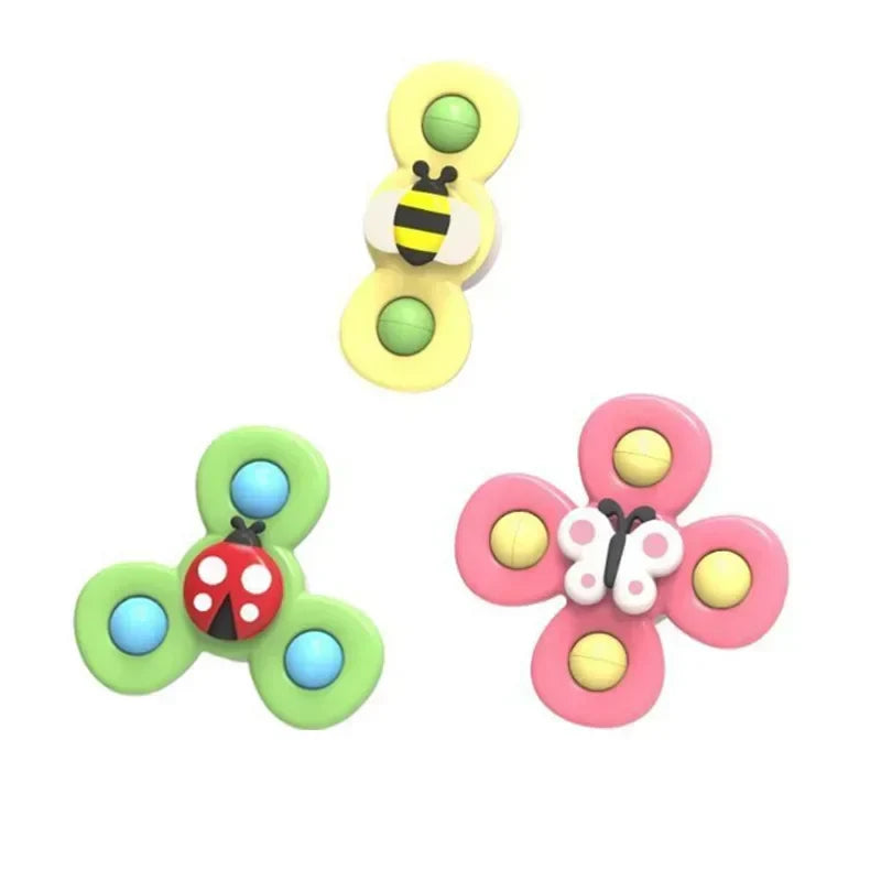 Boy Children Bathing Sucker Spinner Suction Cup Toy  Boy Children Bath