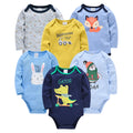 Baby Boys Girls Bodysuit 6 PCS 3 PCS Long Sleeve 100% Cotton Baby Clothes 0-12 Months Newborn Body Bebe Jumpsuit Clothing