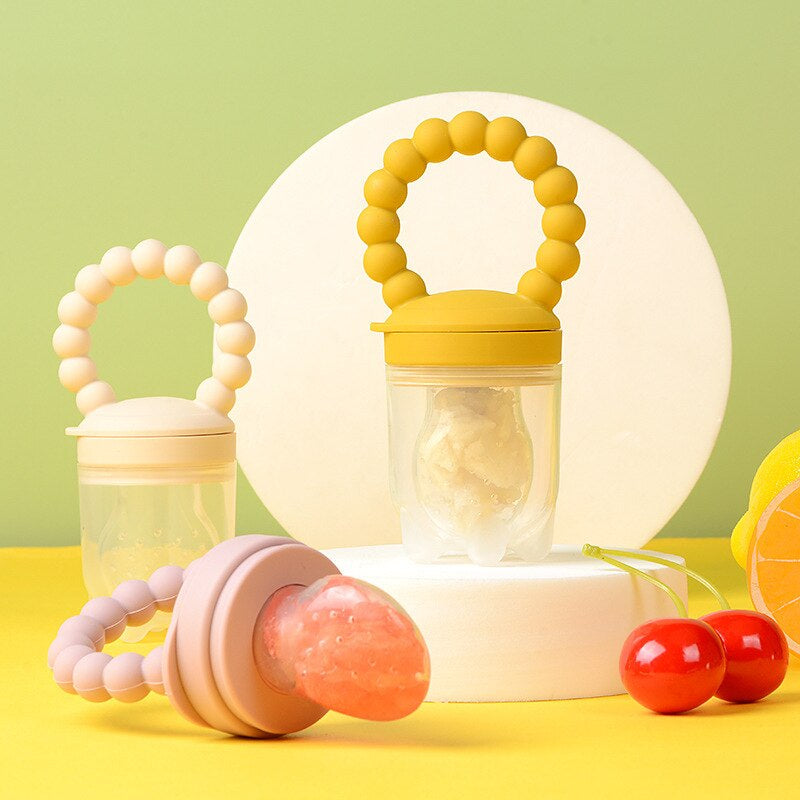 baby pacifier fruit feeder baby silicone mesh bag pacifier food-grade fruit